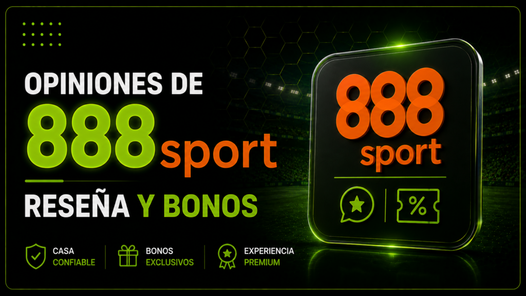 Opiniones de Casas de Apuestas Online en España Opiniones 888sport